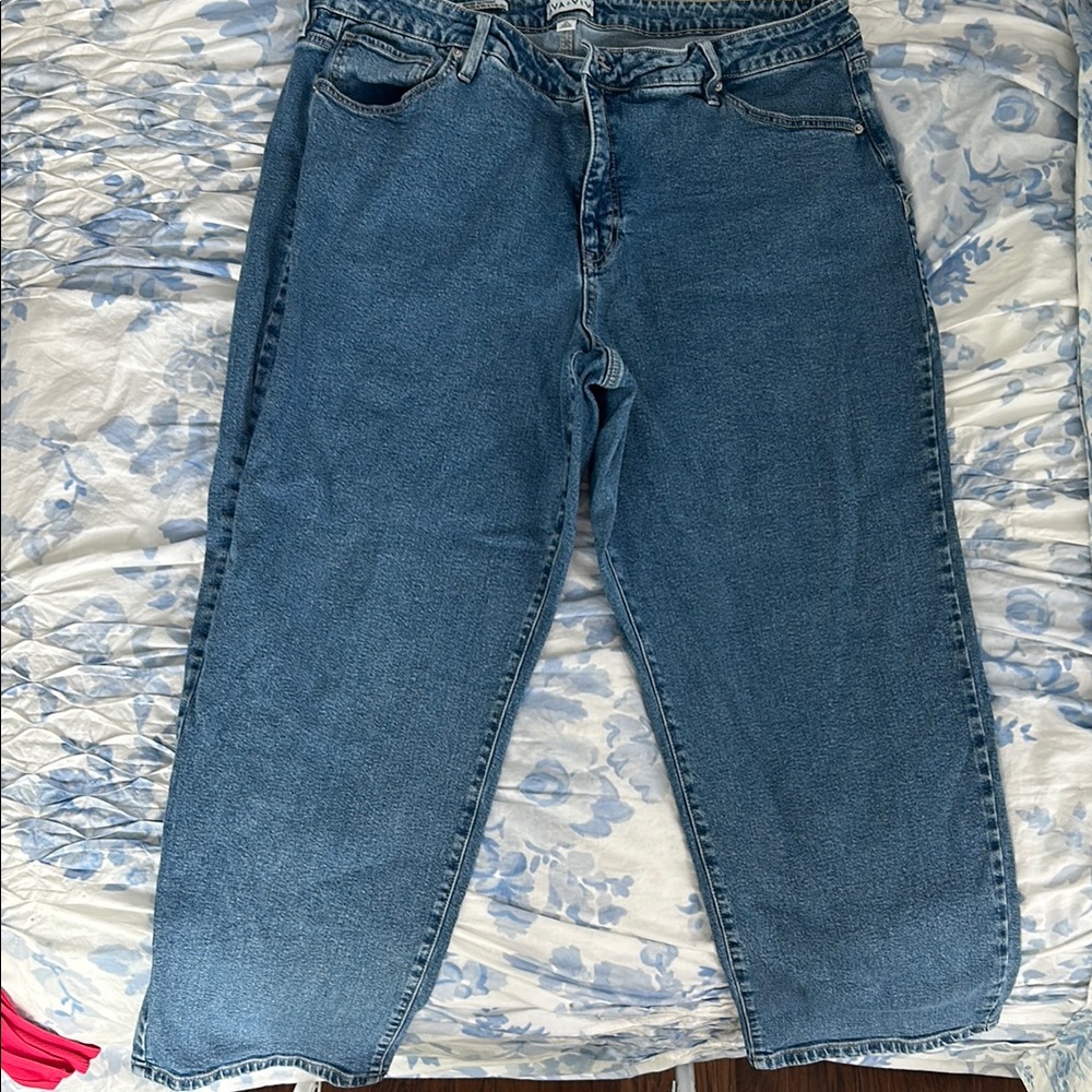 Ava & Viv Blue Relaxed Jeans